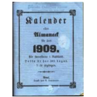 Kalender eller almanack för året 1909